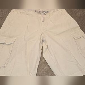 James Perse Cream Cargo Pants